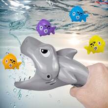 Đồ chơi cho ăn tương tác mới trong bồn tắm - 5 món đồ chơi dưới nước cho phòng tắm, cá mập lớn ăn cá nhỏ - Thiết kế tinh tế, thích hợp làm quà tặng sinh nhật, Giáng sinh, Lễ Phục sinh cho trẻ em. - Nhiều màu - Xem 2