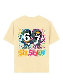 Camiseta con diseño de rompecabezas 67 y 67 para niño preadolescente, camiseta con acertijo italiano adecuada para entusiastas de rompecabezas matemát - Rosa - Ver 7