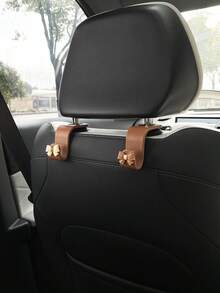 [2 st] Tecknad bilsäteskrok, kreativ upphängningskrok i bilen, förvaringskrok för bilsätesryggar - A - Visa 5