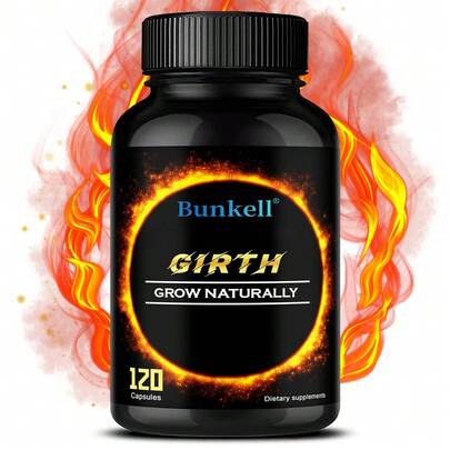  Bunkell Men's Dietary Supplement Capsules - Contains Zinc, Sodium, Elderberry Extract - Supports Energy Balance - 120 Capsules