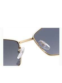 女士金色镜框时尚百搭眼镜 - 金色 - 查看 5