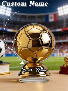 Đồ trang trí bằng acrylic tùy chỉnh tên cá nhân, Quả bóng đá vàng World Cup, Sáng tạo vô địch, Tác phẩm nghệ thuật, Quà tặng cho bạn bè và gia đình, Trang trí đa năng, Vật trang trí tủ trưng bày, Quà tặng Ngày của Cha hoàn hảo, Cúp chiến thắng, Trang trí theo mùa, Quà tặng ngày lễ, Nghệ thuật trang trí, Quà tặng thời trang, Tay nghề tinh xảo, Acrylic, Trang trí chiến thắng, Trang trí bóng đá, Người mua quà Ngày của Cha, Người mua quà tặng - Nhiều màu - Xem 1