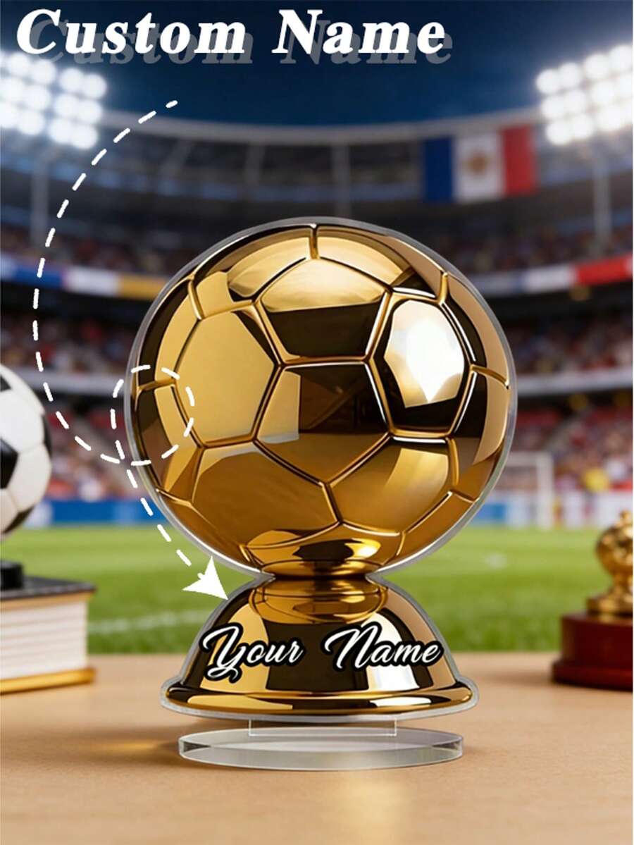 Đồ trang trí bằng acrylic tùy chỉnh tên cá nhân, Quả bóng đá vàng World Cup, Sáng tạo vô địch, Tác phẩm nghệ thuật, Quà tặng cho bạn bè và gia đình, Trang trí đa năng, Vật trang trí tủ trưng bày, Quà tặng Ngày của Cha hoàn hảo, Cúp chiến thắng, Trang trí theo mùa, Quà tặng ngày lễ, Nghệ thuật trang trí, Quà tặng thời trang, Tay nghề tinh xảo, Acrylic, Trang trí chiến thắng, Trang trí bóng đá, Người mua quà Ngày của Cha, Người mua quà tặng - Nhiều màu - Xem 1