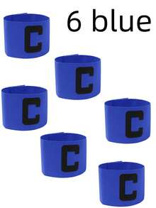 6个装弹性足球队长臂章，防滑设计 - 彩色 - 查看 7