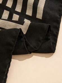 1条印花围巾，防晒空调披肩 - 彩色 - 查看 2