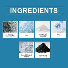 Spray sellador transparente y a prueba de agua, para reparar grietas y fugas en techos, paredes, cocinas y baños - A - Ver 4