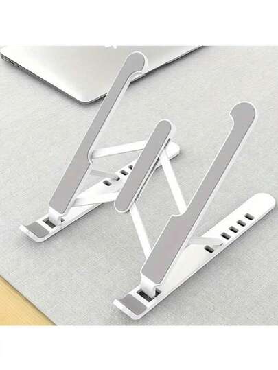 全新高品质ABS金属笔记本电脑支架，7档可调节，稳定便携，桌面笔记本电脑散热垫，笔记本电脑配件，圣诞礼物，平板电脑支架