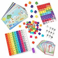 MathLink Cubes Numberblocks 1-10 Activity Set 30 Preschool Learning Activities Counting Blocks Linking Cubes Educational Toys For Number Games Math Manipulatives Kindergarten - As Pic - View 6