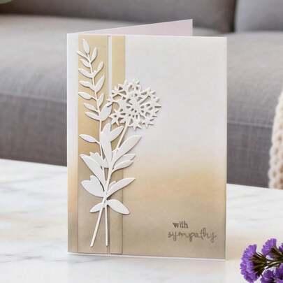 1 Piece Flower Scrapbooking Die - Ideal For Papercrafting, Card Making, Scrapbooking And DIY Album Decorating, The Die Features Durable Metal Construction.