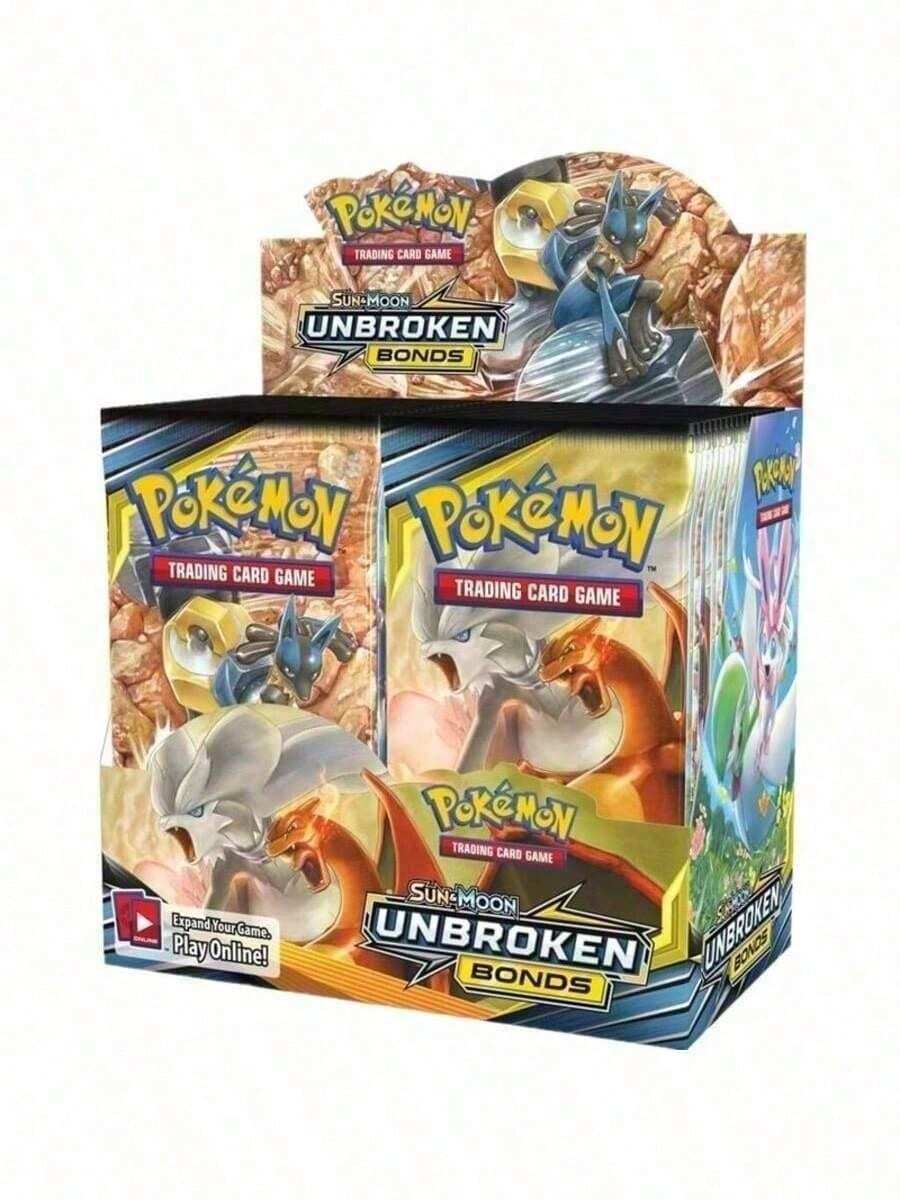 pokemon 360张/盒 宝可梦集换式卡牌，口袋妖怪收藏卡，太阳与月亮系列，成人收藏卡牌游戏，节日礼物，圣诞礼物，生日礼物，送给同学的礼物 - 彩色 - 查看 1