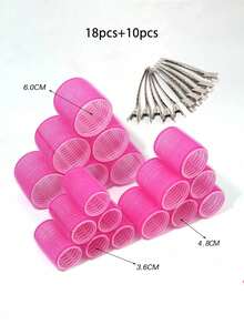 卷发工具、卷发器、定型卷发管、蓬松造型夹、塑料管编织刘海卷发器、家居生活、家居清洁及家务、个人护理及清洁工具、美发造型工具及配件 - 多色 - 查看 7