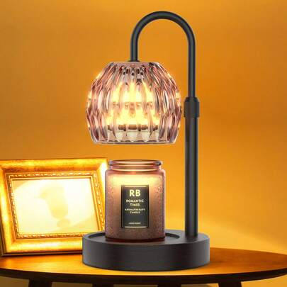Candle Warmer Lamp With Dimmer/Timer/Adjustable Height,Electric Candle Lamp Warmer For Jar Candles,Home Decor Valentines Day Gifts For Daughter/Mom/Women