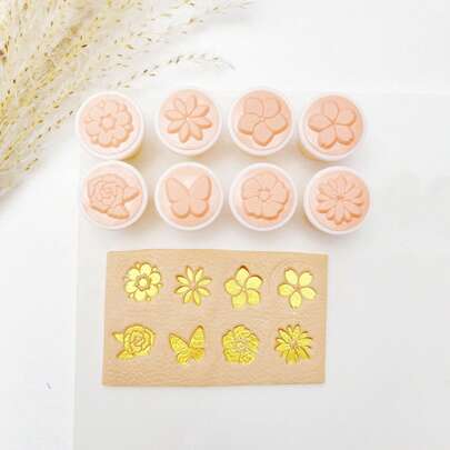 Floral Seal Shape Polymer Clay Cutter Mold With High Precision Diy Handcrafted Earring Jewelry Soft Clay Mold Tools, Precision Knife Molds - Craft Supplies - For Jewelry Makers & Crafters - Perfect Gift For Diy Enthusiasts