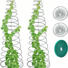 Metal Leaf Shape Garden Trellis, (11.8*4.5 Inch) Climbing Plant Support For Indoor/Outdoor Potted Plants, Mini Plant Trellis For Hoya, Pothos, Monstera & Flowers, Creative Vine Holder, Ideal Gift For Plant Lovers, Home Decor, Plant Stand, Mothers Day/Easter Decoration, Gardening, Garden Stuff, Garden Ornaments Outdoor - Support - View 11
