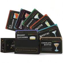 100 Cocktail Recipe Flash Cards - Bartender's Cocktail Learning Tool, Home Bartending Toolkit With Cocktail Recipes, Mixing Techniques And Ingredient Guides - Multicolor - View 11