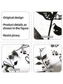 1pc Black Minimalist Tree Branch And Bird Wall Sticker - Modern PVC Decal, Suitable For Bedroom, Living Room Or Entryway Decor - Adds Elegant Natural Inspiration To Any Space, Room - A - View 7