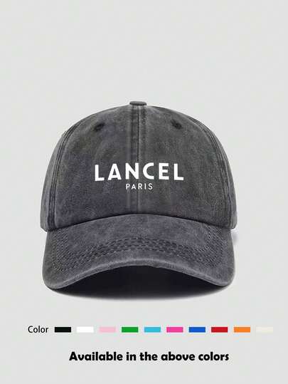 1 pièce Casquette de baseball à motif carte du monde pour hommes - Design d'impression blanche minimaliste, style décontracté à la mode, casquette trucker noire papa, respirante et confortable, chapeau rétro unicolore de couleur unie, taille réglable, unisexe, convient pour les sports, la randonnée, la pêche, la chasse, cadeau pour la famille