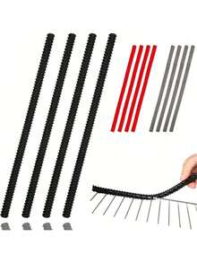 3pcs Silicone Oven Rack Guards, High Heat Resistant Oven Rack Edge Protectors, 14 Inch Oven Rack Covers, Anti-Scald (2pcs, Red) - Red - View 5