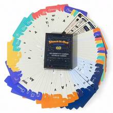 Shout-It-Out Showdown Party Card Game, " Who I Am" Identity Game, 60 Cards (50 Identity + 10 Rule), 2-10 Players, Ages 14+, 10-20 Min, Family Game Night & Holiday Gathering Gift - Black - View 7