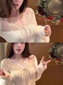 Women Tops - White - View 5