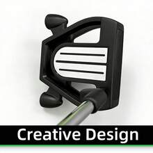 WUDAY Right-Handed Golf Putter - Ergonomic Grip, Weighted Face/Toe/Heel System, Cast Head For Enhanced Stability - Suitable For Slow/Fast Swing Speeds - Suitable For All Skill Levels And Course Conditions - Black - View 11