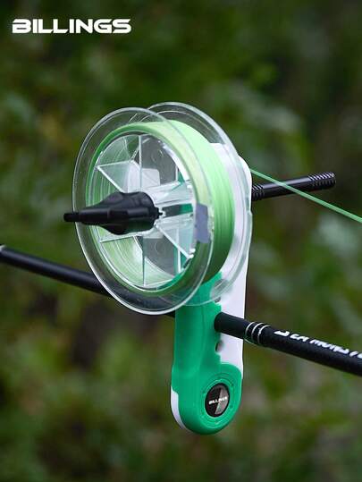 BILLINGS Fishing Line Spooler,Adjustable Various Coil Sizes Fishing Line Spooling Tool,Portable Line Spooler For Spinning Reels And Casting Reels