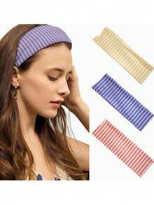 3件装女士斜肩长袖T恤，优雅百搭，适合派对和日常穿着，秋冬季 - 彩色 - 查看 3