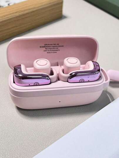  ASUS Headphones Bluetooth Adol J66 Ear Clip Wireless Earbuds Built-In Microphone Noise Cancelling Sports Commuting Speaker Comfortable And Lightweight Design Long Battery Life ASUS Original Earphone