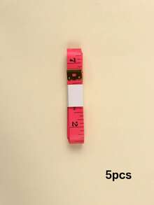 1 Roll 60 Inch Plastic Measuring Tape, Modern Household Ruler - Red - View 15