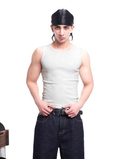 MT99 Casual Quick-Dry Fitted Sports Fitness Tank Top For Men