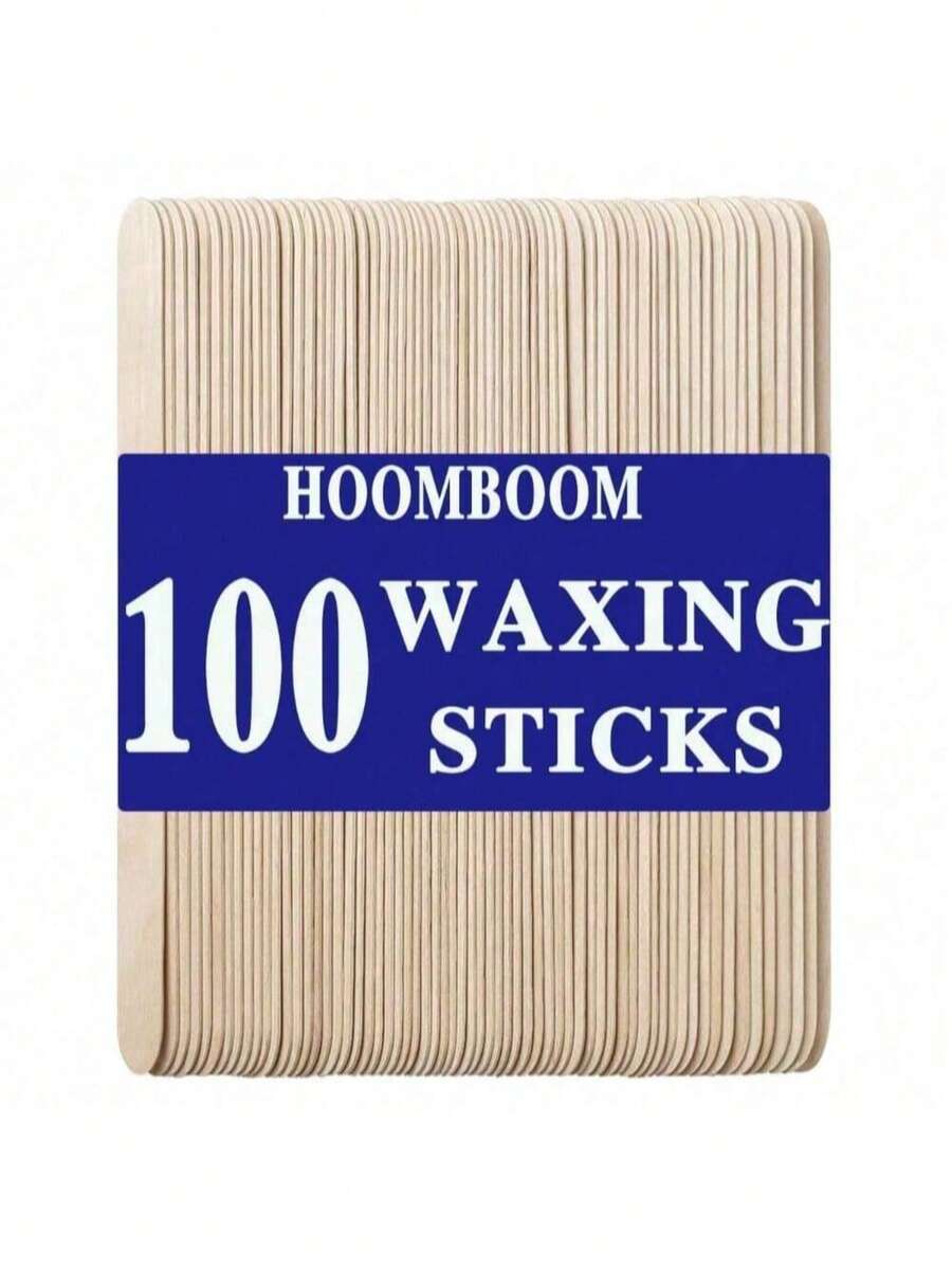 100根冰棍棒——尺寸为6英寸×3/4英寸，采用优质无裂纹木质材料制成。非常适合用作冰淇淋棒或冰棍棒。 - 彩色 - 查看 1