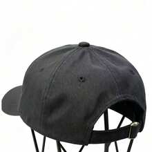 Lightweight, Fitted Polyester Non-Woven Fabric Hip Hop Baseball Cap, All-Season Handwash, Windproof, UV Protection, Adjustable, Street Fashion Hat | Hip Hop Style | Adjustable Head Circumference - Baseball Cap - View 4