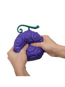 Netflix 官方授权海贼王恶魔果实3D紫色动漫解压捏捏乐慢回弹减压玩具粉丝礼物 - 紫色 - 查看 3