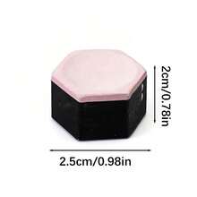 1pc Professional Hexagonal Billiard Cue Chalk, Billiard Chalk, Enhanced Grip, Long-Lasting, Anti-Slip Cue, Won't Fall Off, Integrated Front Wiper, Comes With Portable Protective Case - Multicolor - View 6