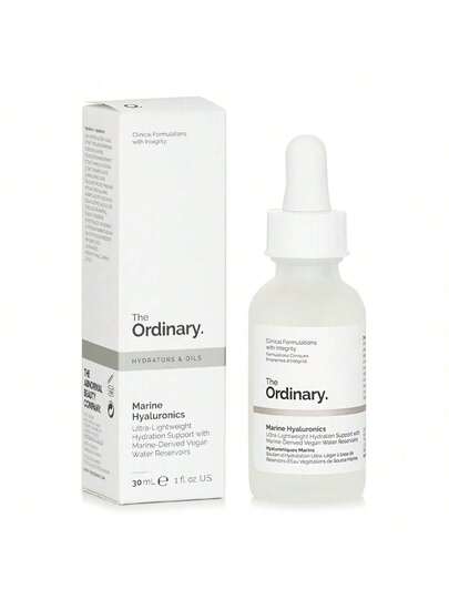  The Ordinary 海洋玻尿酸精华 30毫升/1盎司 | 轻盈保湿 | 深层补水 | 持久保湿 | 改善粗糙 | 修护受损肌肤 | 适合所有肤质，包括敏感肌