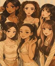 1PC KATSEYE Movie Poster Flannel Throw Blanket 50"X60" (Multiple Sizes) - Pink Filter Group Portrait & Directed By HYBE, Tapestry Wall Hanging, Room Decor, Perfect For Sofa, Bed, Office, Movie Poster Gift - 多色 3 - 查看 7