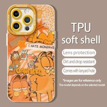 tema naranja odia los lunes perezosos.funda de teléfono Fundas compatibles con ,Apple,VIVO,OPPO,,, y Honor.Fabricadas en silicona TPU,ofrecen protección contra golpes y caídas. - Blanco - Ver 5