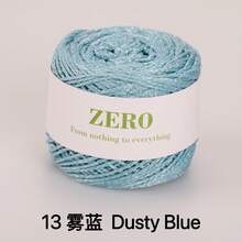 1pc 100g Metallic Yarn, DIY Silver Glitter Thread Crochet Lace Cord Round Strand Line For Bag, Hat, Doll Handcraft, 1.5MM Thick - Glitter Yarn - View 29