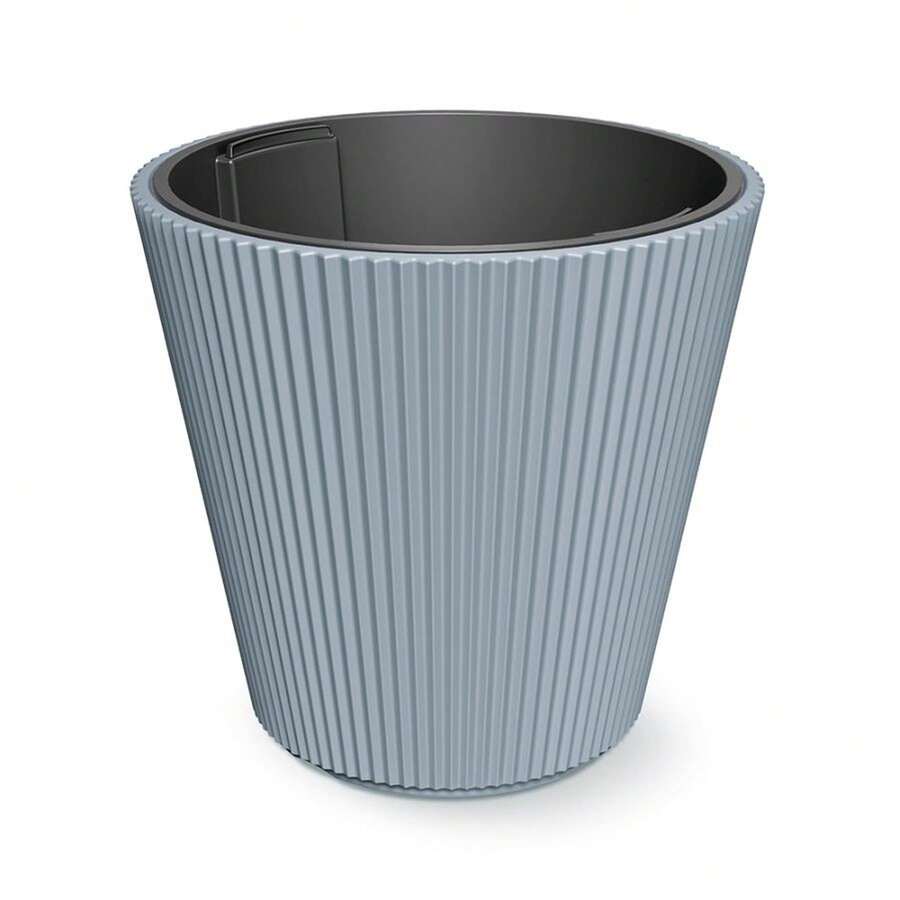 Prosperplast 灰色花盆帶儲水槽，MILLY 系列，39 x 39 x 37 厘米，29 公升容量。 - A - 查看 1
