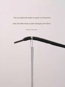 1 pieza Enhebrador de cordón sin costura con resorte de acero para pantalones y faldas DIY - Versión actualizada - Ver 5