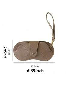 1pc Shockproof Eyeglasses Pouch, Portable Fashion Eyewear/Glasses Storage Bag With Hook, Ideal Eyewear Organizer, Great Gift For Friends And Classmates - Multicolor - View 4
