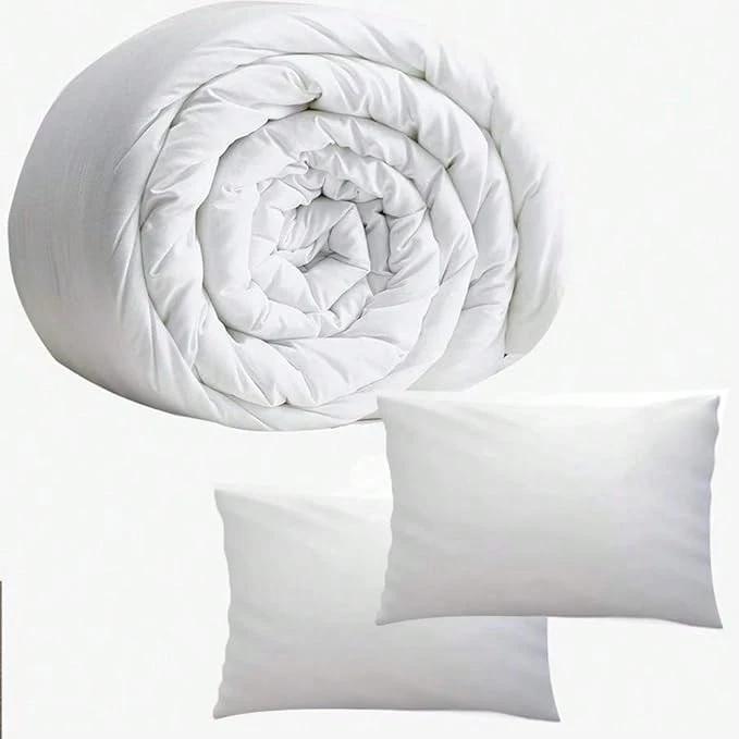Hollowfibre Duvet Single, Double, King, & Superking With Pillows In Different Togs - White - View 1