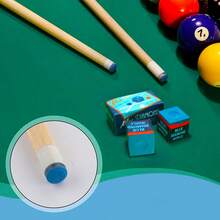 1pc Professional Blue Billiard Chalk, Enhanced Grip, Long-Lasting, Anti-Slip Cue Stick, Integrated Front Wiper, Perfect Gift For Billiard Enthusiasts - Multicolor - View 11