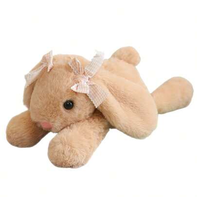 35cm/13.77in Cute Lop Jimny Rabbit Plush Toy Soft Stuffed Long Ears Bunny Doll Funny Baby Companion Room Decorate Creative Gifts For Kids Birthday Party Home Girls Room Decor