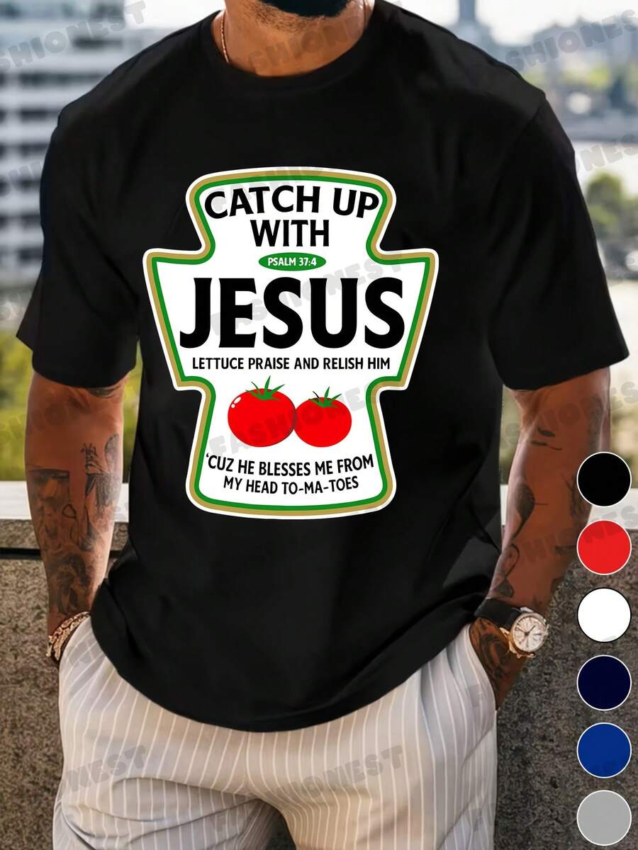 Camiseta temática 100% algodón, diseño casual de cuello redondo.Una idea de regalo divertida y traviesa, perfecta para adultos, ideal para el Día de Acción de Gracias y Navidad para amigos y familiares.
