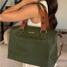 KS Karla Samenho cosmetics and accessories Women Tote Bags - Màu xanh Ô liu - Xem 3