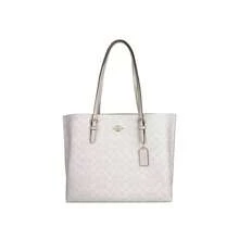 Coach Mollie Printed Women's Single Shoulder Tote Bag CV967IMXU5 - 粉筆白色CV967IMXU5 - 查看 1