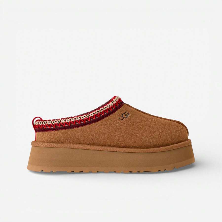 UGG Tazz II Slipper Chestnut (Women's) - White - View 1