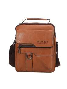 男士休闲单肩包、斜挎包、PU皮包、商务包 - 彩色 - 查看 10