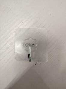 1/2个纯色塑料门钩,现代免打孔重型挂钩,毛巾架,便携式门挂衣钩,节省空间的家居收纳整理器,多用途,可用于悬挂毛巾、衣物、帽子,卧室和浴室配件 - A - 查看 10